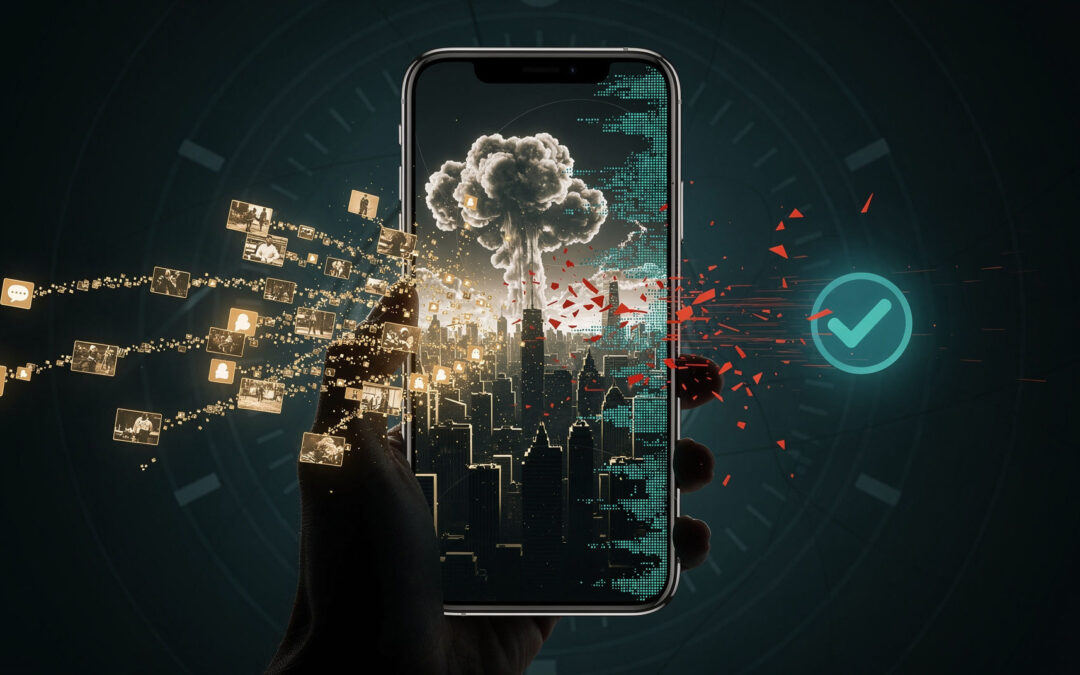 The Digital Fire: Why AI Fakes Now Win the First Hour of Every Breaking Story